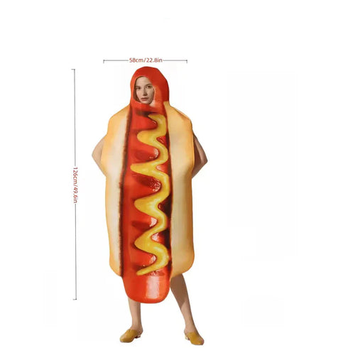 Carnival Costume with Hotdog Design