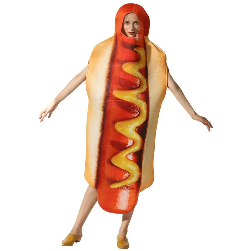 Carnival Costume with Hotdog Design