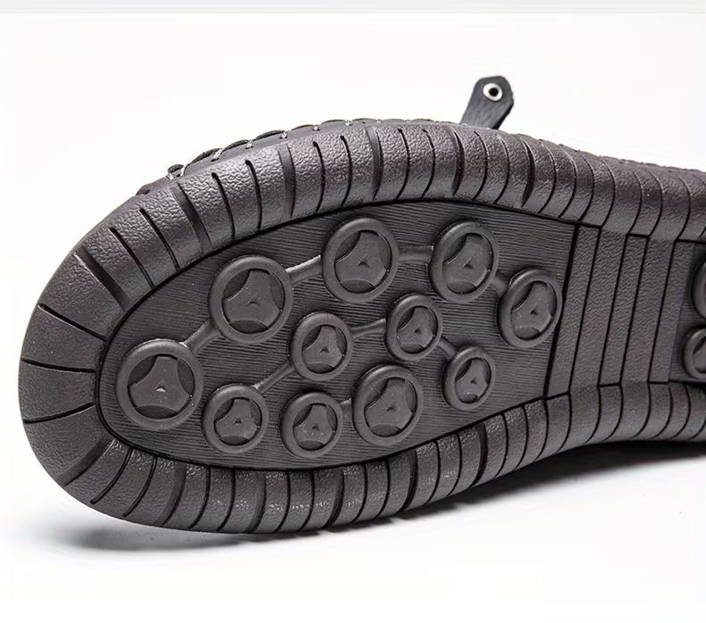 Boots with Zip and Rubber Sole