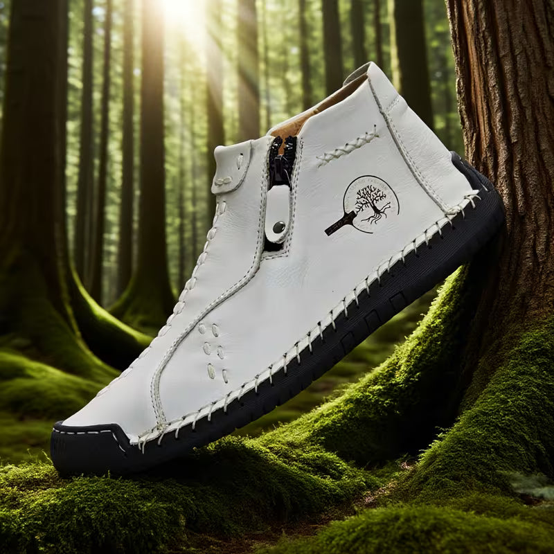 Boots with Zip and Rubber Sole