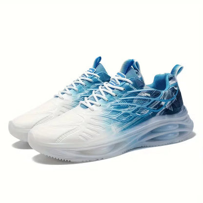 Lightweight trainers with lace-up closure for outdoor activities