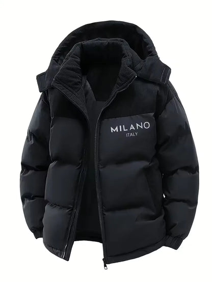Lightweight jacket for men with hood