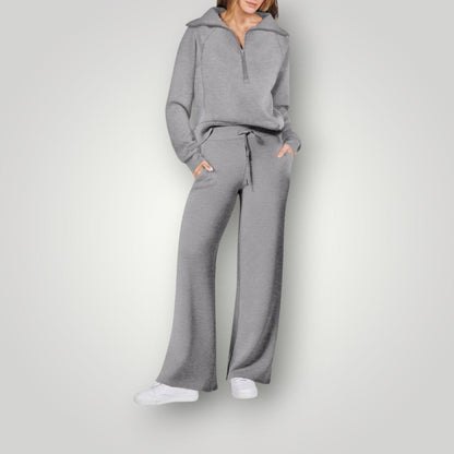 Hooded Loungewear with Zip