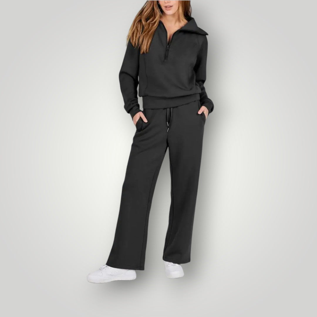 Hooded Loungewear with Zip