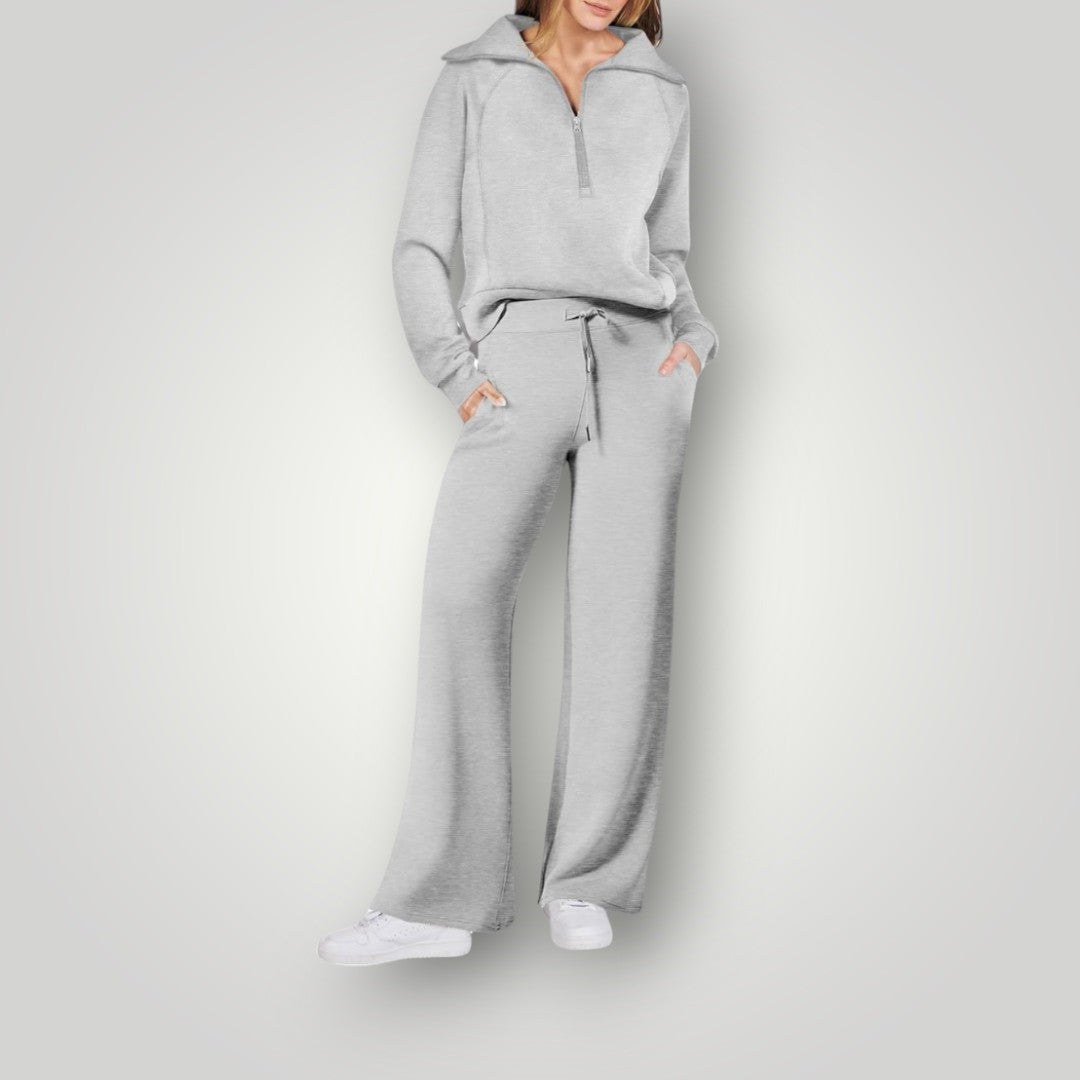 Hooded Loungewear with Zip