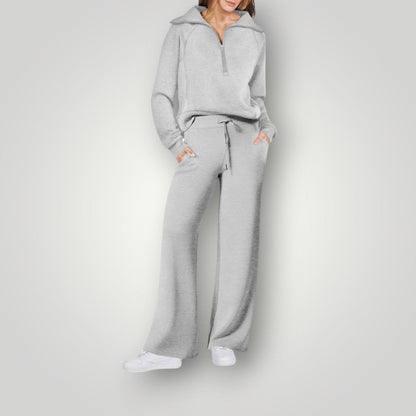 Hooded Loungewear with Zip