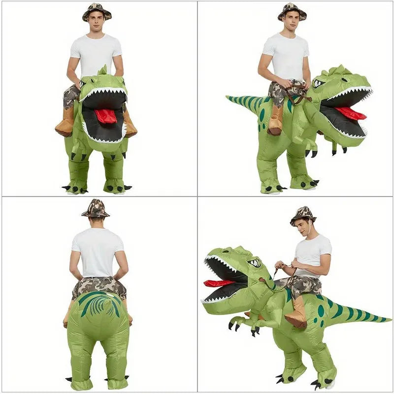 Inflatable T-Rex Costume with Hat for Carnival