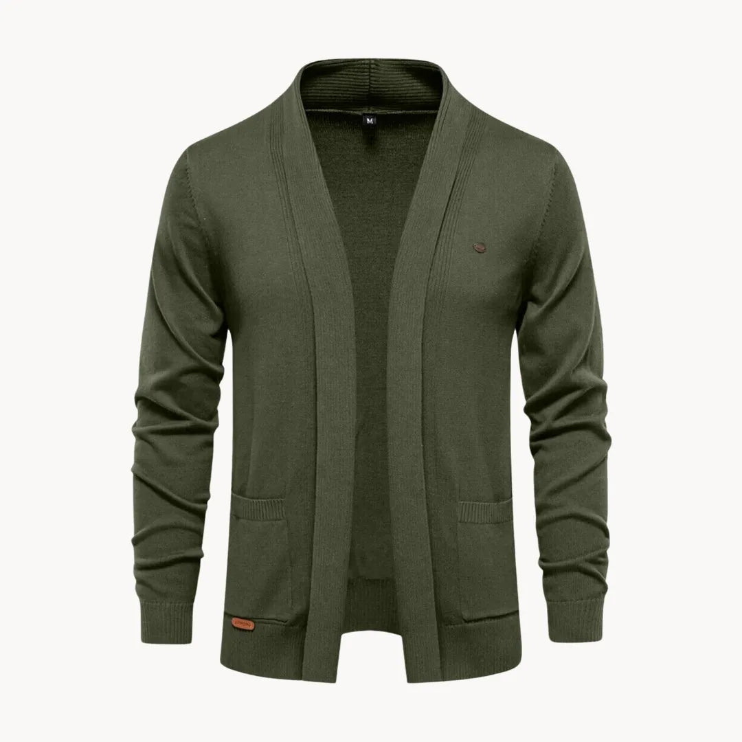 Hugo | Open cardigan with v-neck and long sleeves