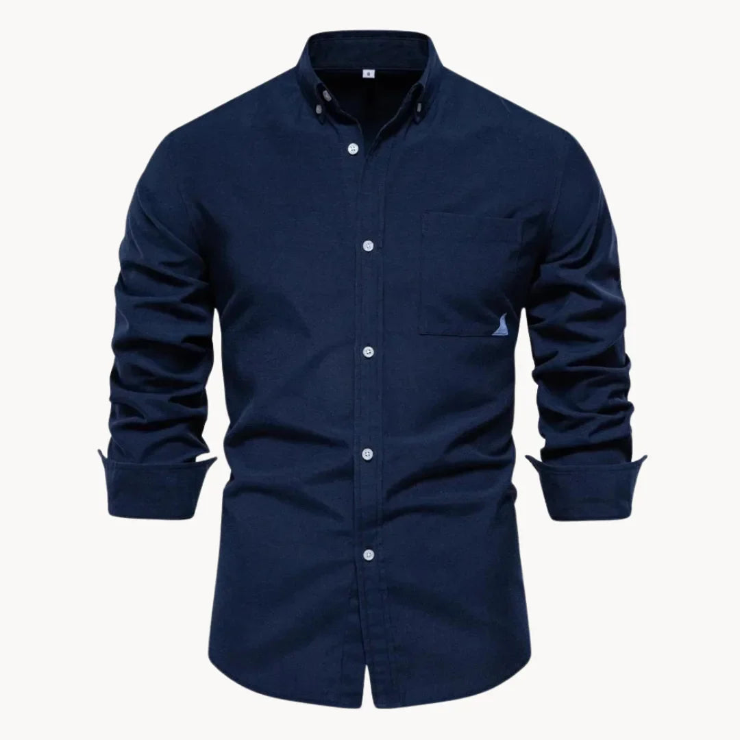 Hugo | Shirt with Button-Down Collar and Chest Pocket