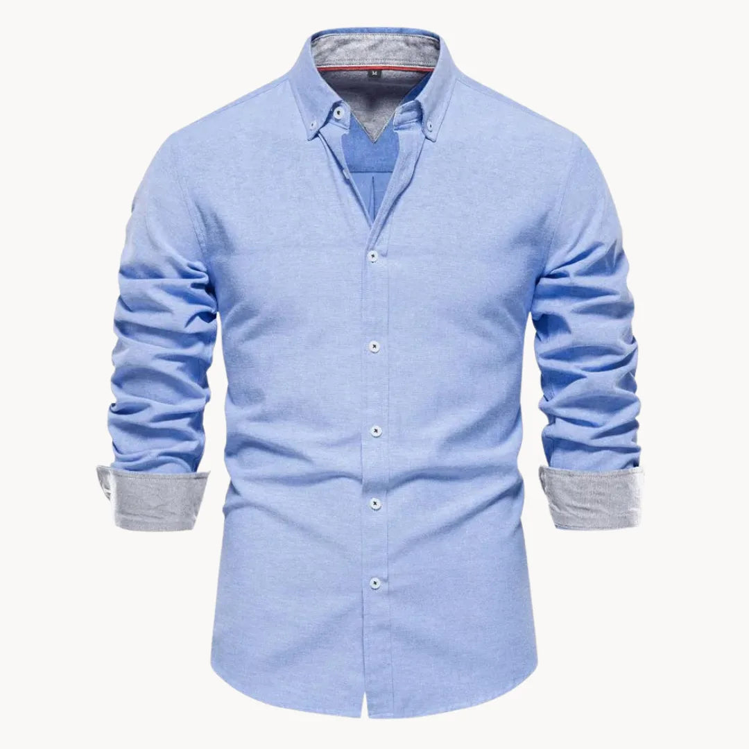 Hugo | Shirt with Button-Down Collar and Long Sleeves
