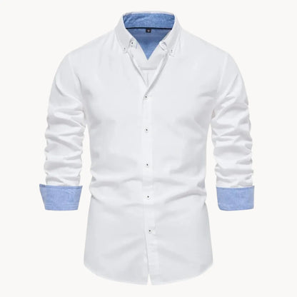 Hugo | Shirt with Button-Down Collar and Long Sleeves