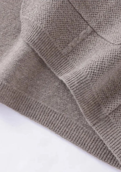 100% Cashmere Cardigan with Button Closure