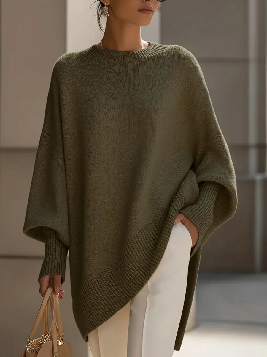 Oversized merino wool women's jumper