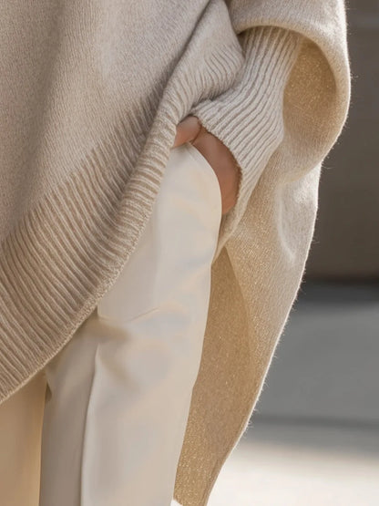 Oversized merino wool women's jumper