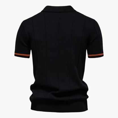 Hugo | Polo with Short Zip and Classic Collar