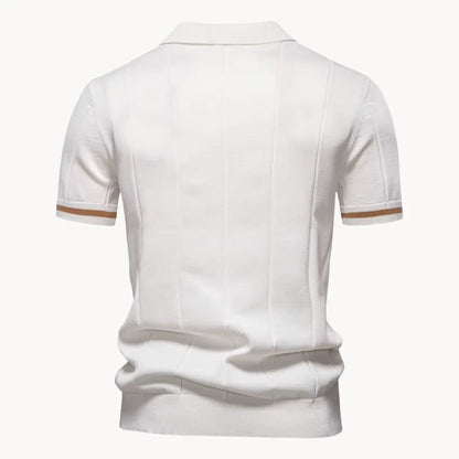 Hugo | Polo with Short Zip and Classic Collar