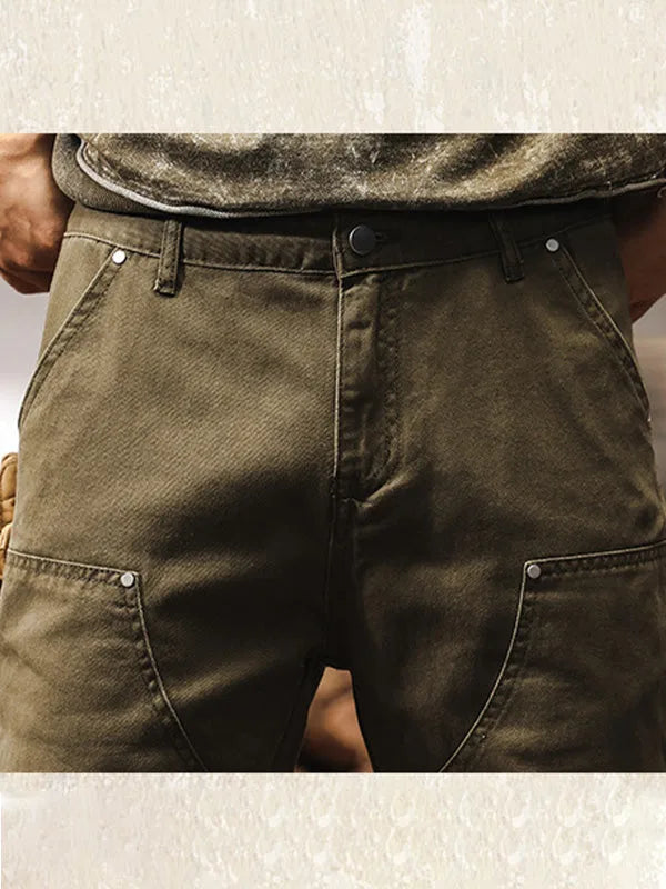 work trousers with multiple pockets
