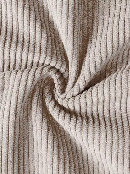 Corduroy jacket with double-breasted buttons