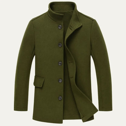 Tommy | Slim fit jacket with stand-up collar and button closure