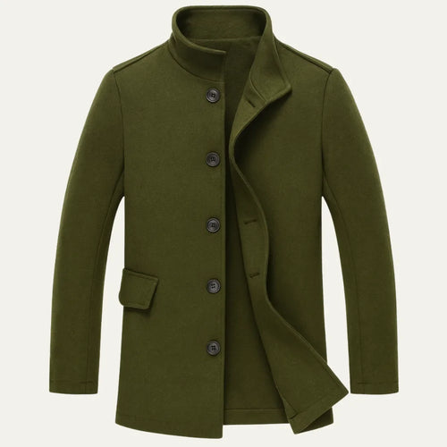 Tommy | Slim fit jacket with stand-up collar and button closure