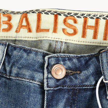 Hugo | Slim fit jeans in light blue washed denim
