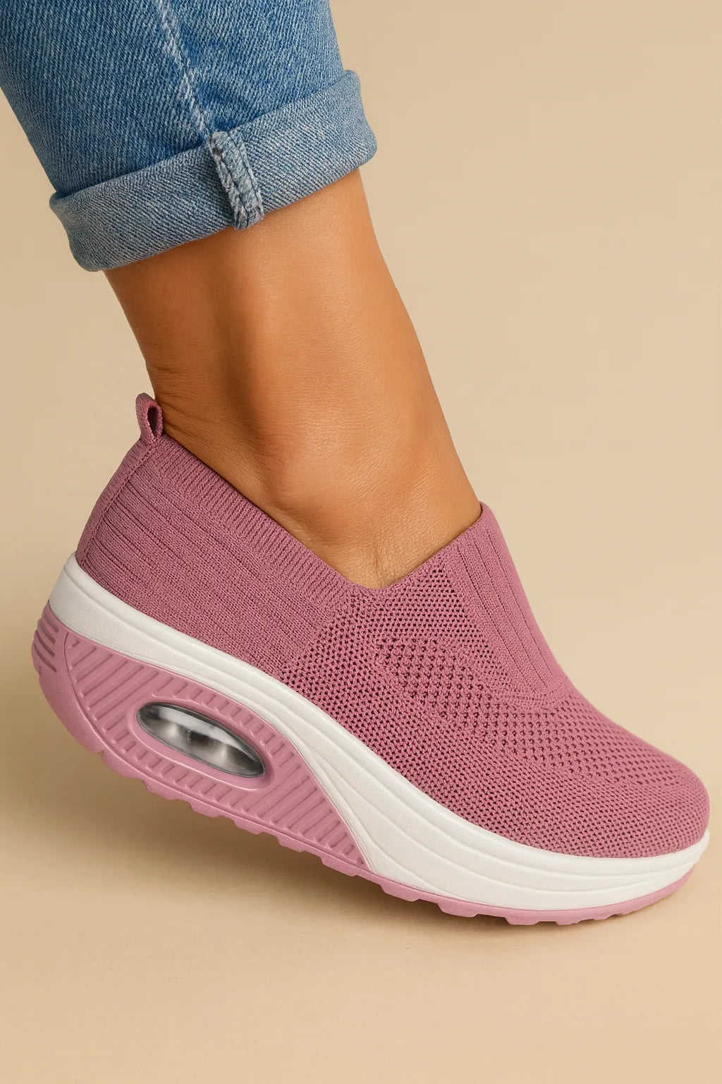 Orthopaedic Slip-On Shoe with Breathable Upper