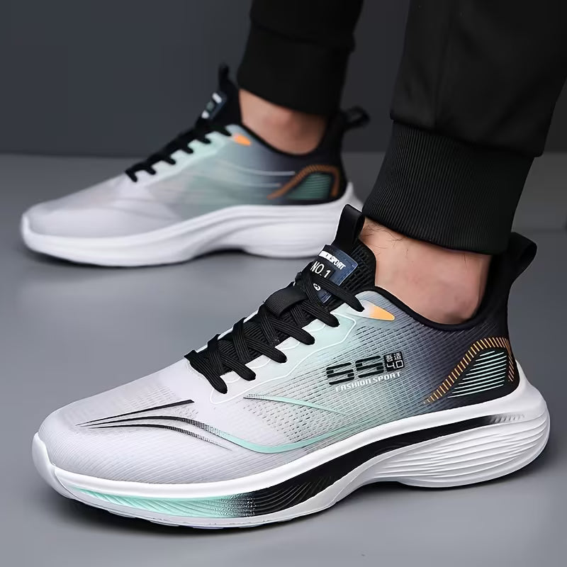 Sneakers with breathable upper and non-slip outsole