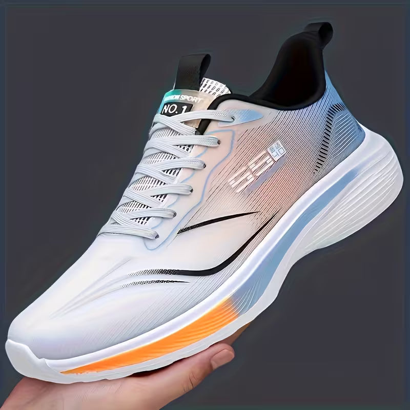 Sneakers with breathable upper and non-slip outsole