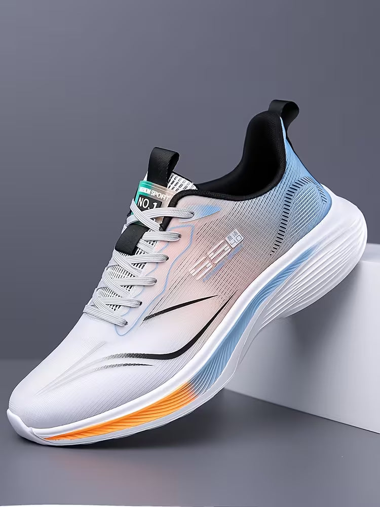 Sneakers with breathable upper and non-slip outsole