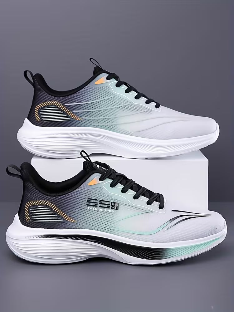 Sneakers with breathable upper and non-slip outsole