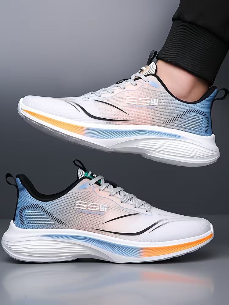 Sneakers with breathable upper and non-slip outsole