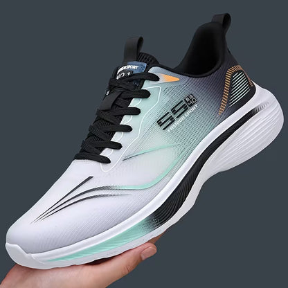 Sneakers with breathable upper and non-slip outsole
