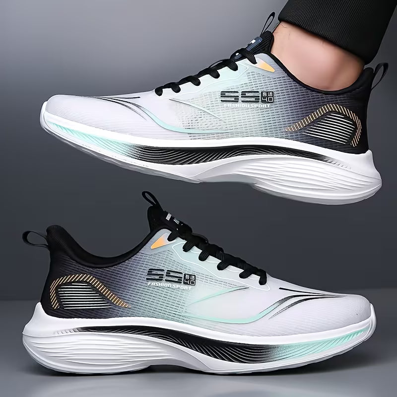 Sneakers with breathable upper and non-slip outsole