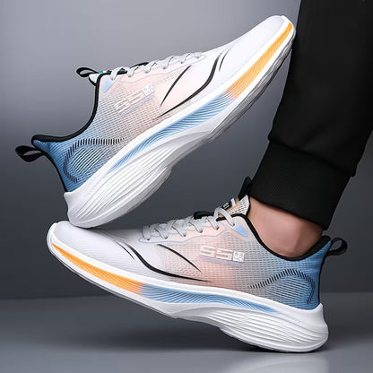 Sneakers with breathable upper and non-slip outsole