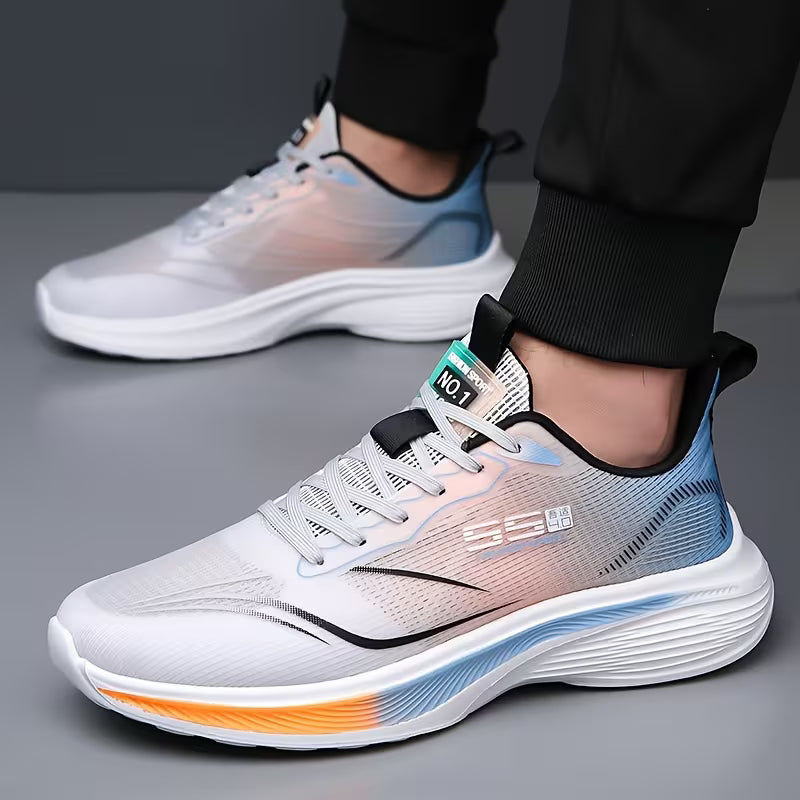 Sneakers with breathable upper and non-slip outsole
