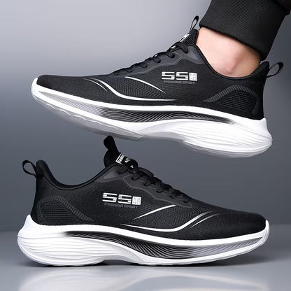 Sneakers with breathable upper and non-slip outsole