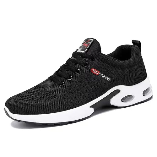 Sneakers with breathable mesh upper