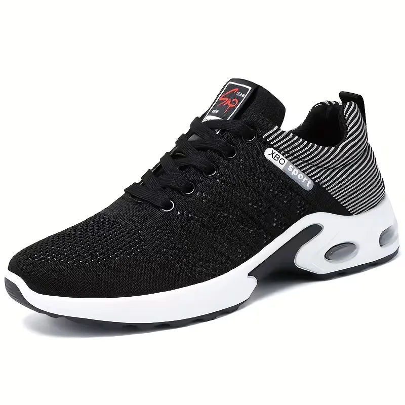 Sneakers with breathable mesh upper