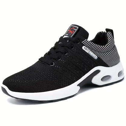 Sneakers with breathable mesh upper