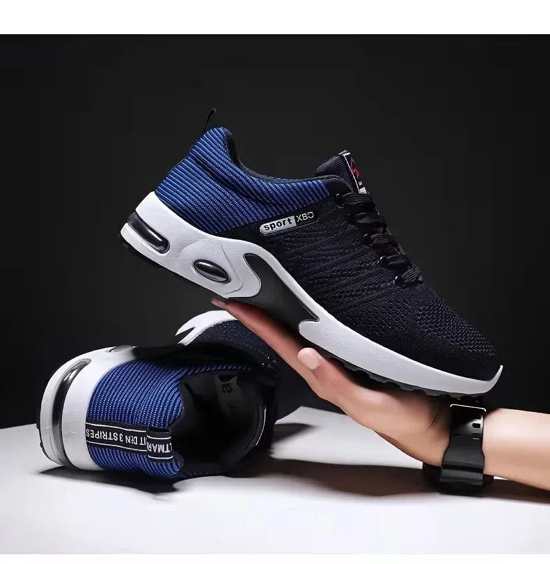 Sneakers with breathable mesh upper
