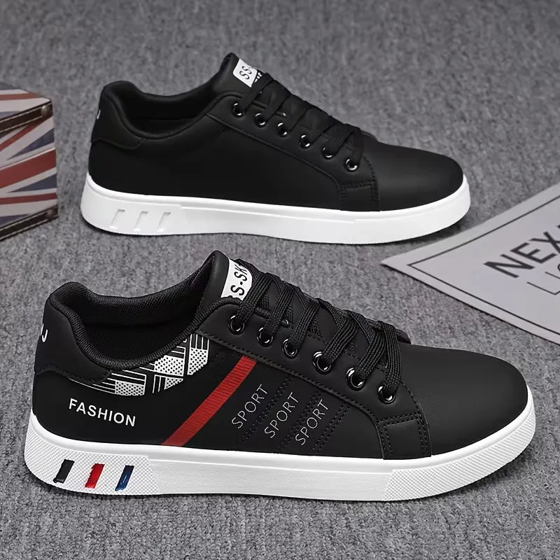 Sneakers with a modern look and lace-up fastening
