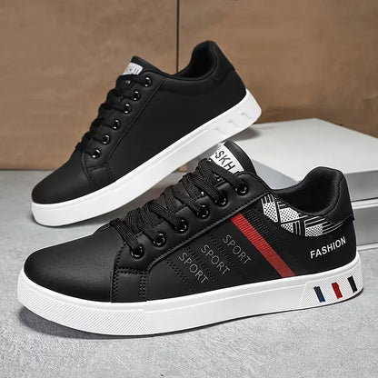 Sneakers with a modern look and lace-up fastening