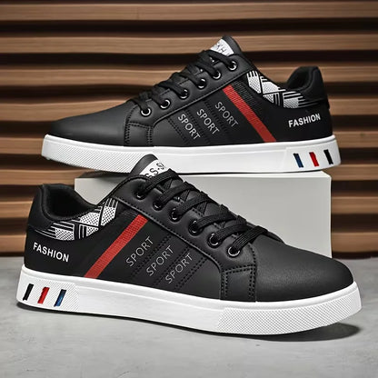 Sneakers with a modern look and lace-up fastening