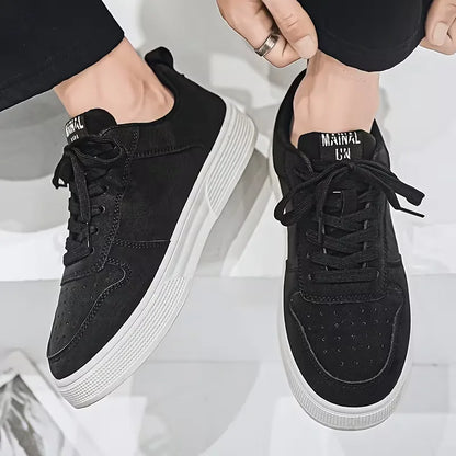 Sneakers with slip-resistant rubber sole