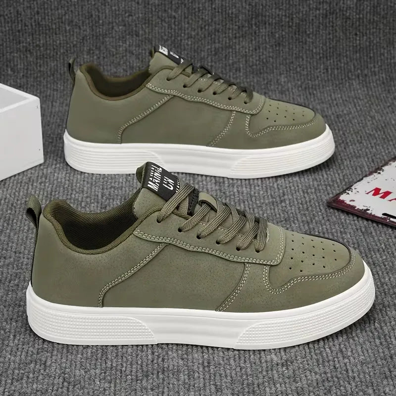 Sneakers with slip-resistant rubber sole