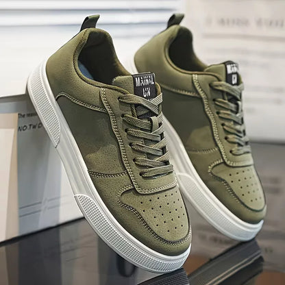 Sneakers with slip-resistant rubber sole