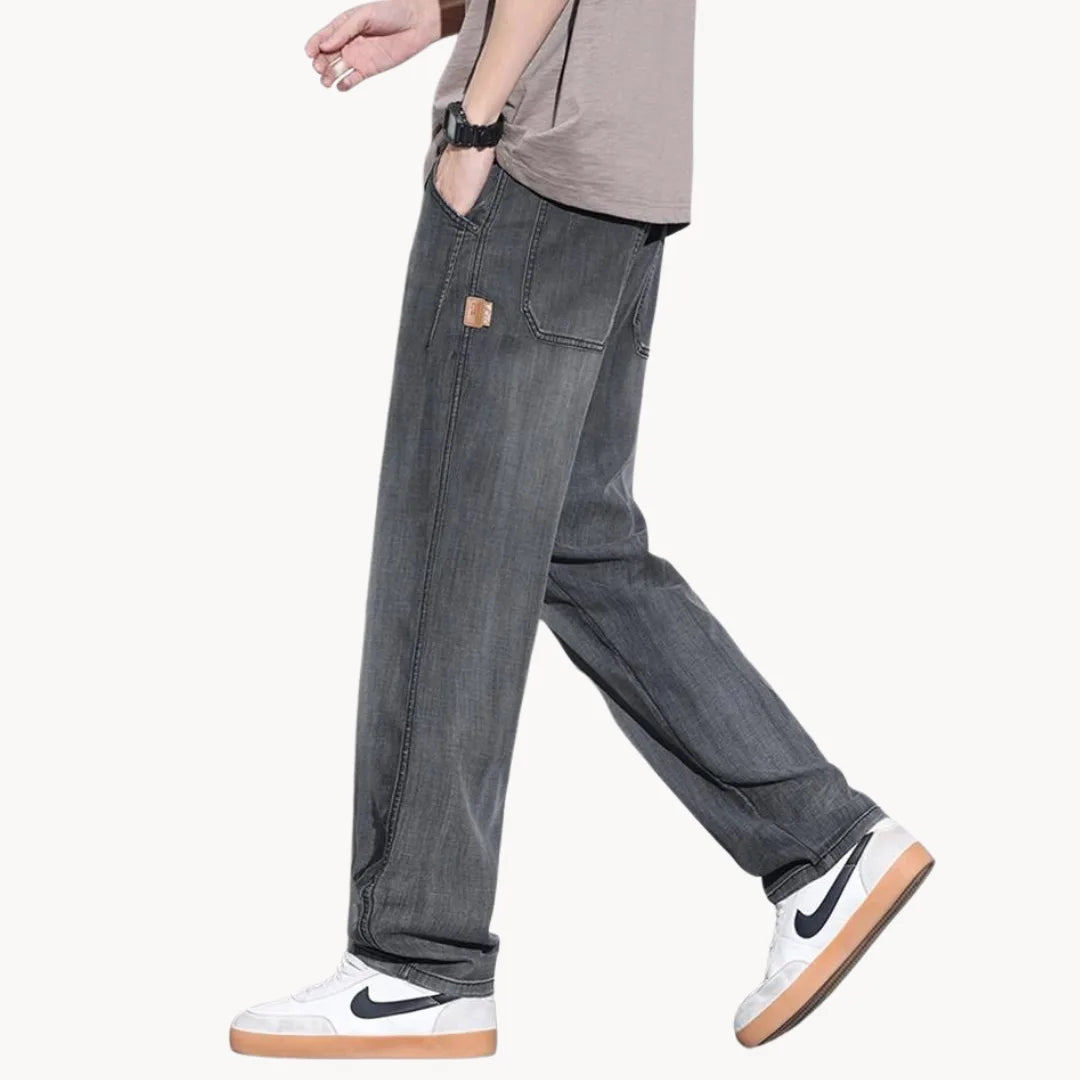 P Legend | Straight leg trousers with side pockets