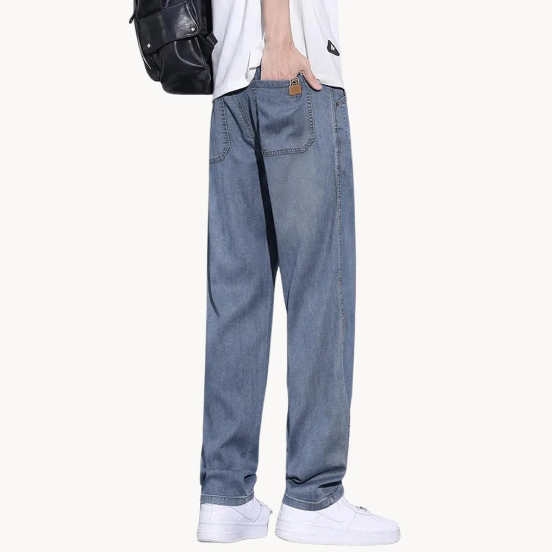 P Legend | Straight leg trousers with side pockets