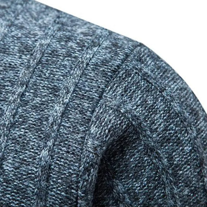 Hugo | Jumper with Quarter Zip and Stand-Up Collar