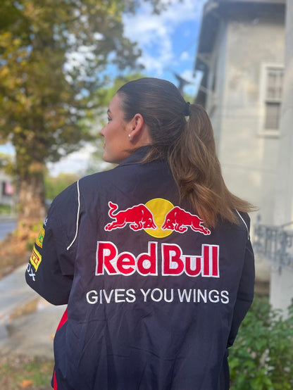 Unisex Racing jacket with high collar and full zip